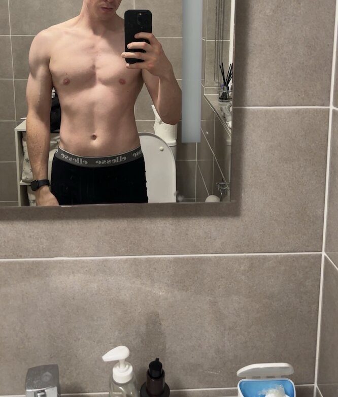 Client after, 8 week transformation